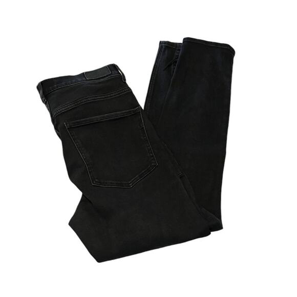 Express Black Ankle Legging High Rise Lace Up Leg Stretch Women's Size 12R - Picture 4 of 9